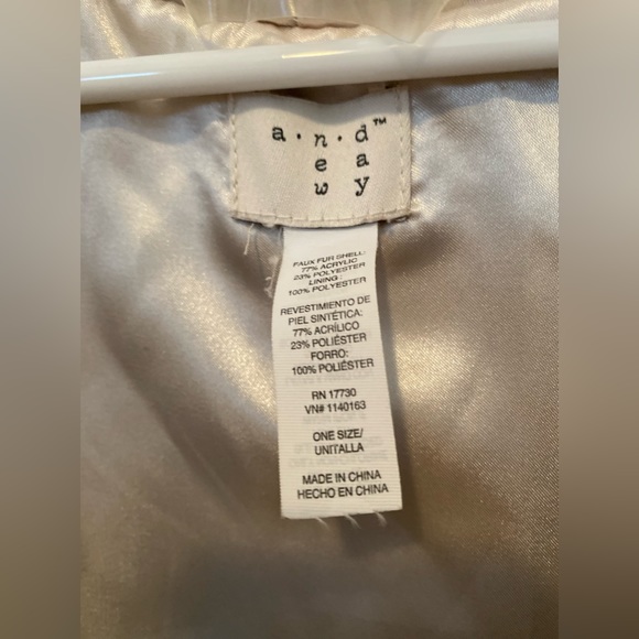 Faux Rabbit Fur Jacket - Picture 2 of 3